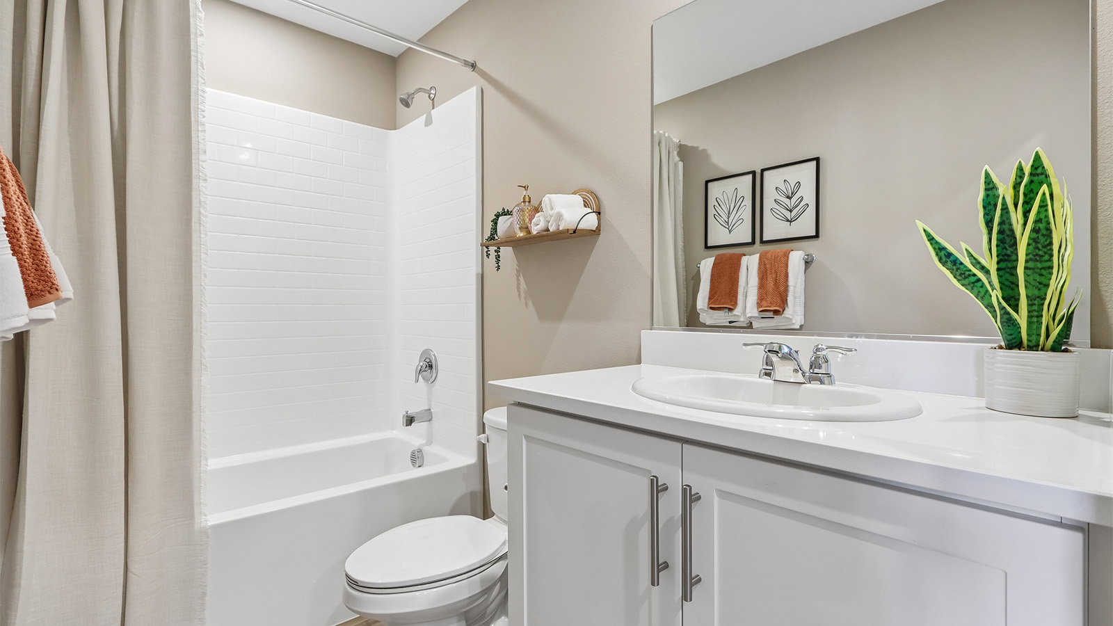 Secondary bathroom