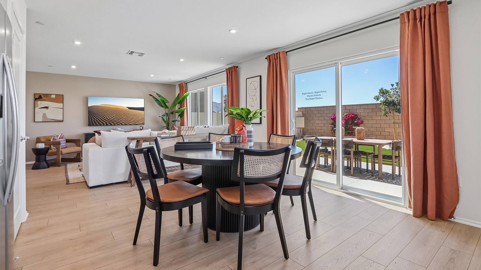 Open-concept floorplan