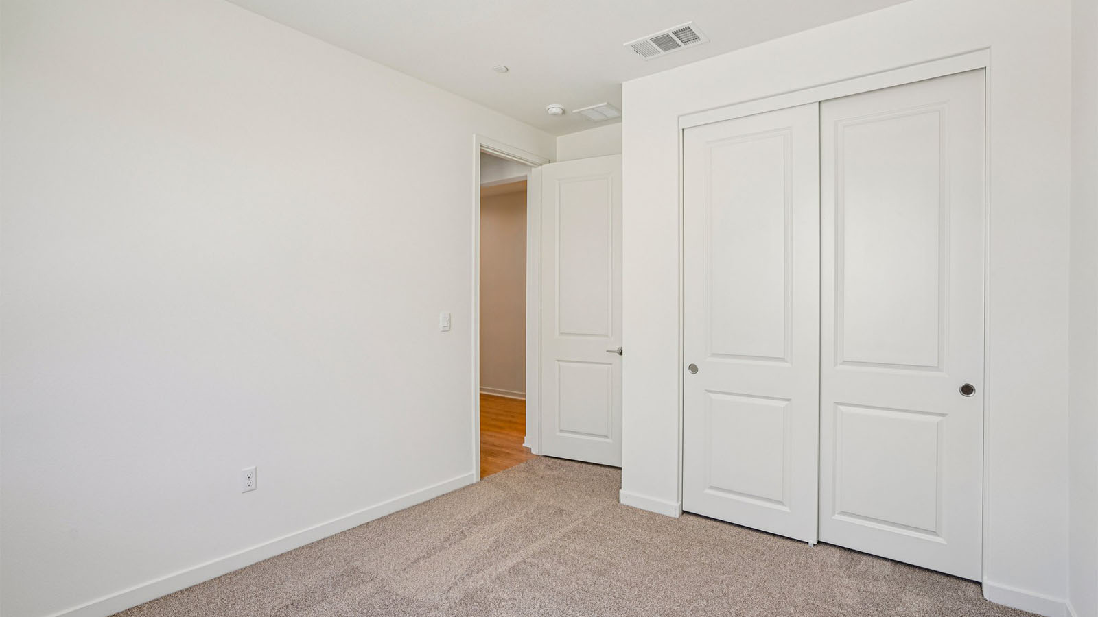 Bedroom with closet