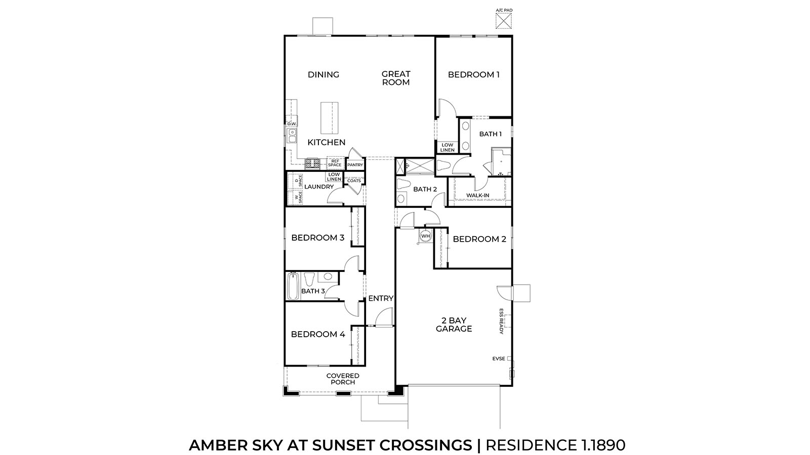 Residence 1890 floorplan