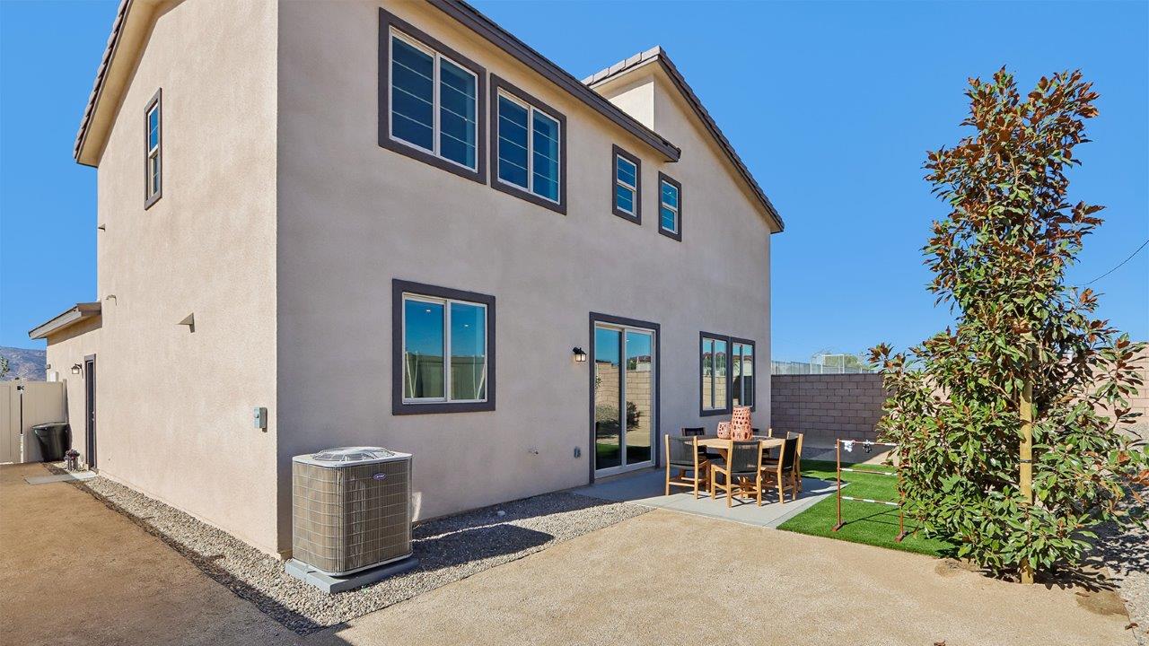 Spacious backyard