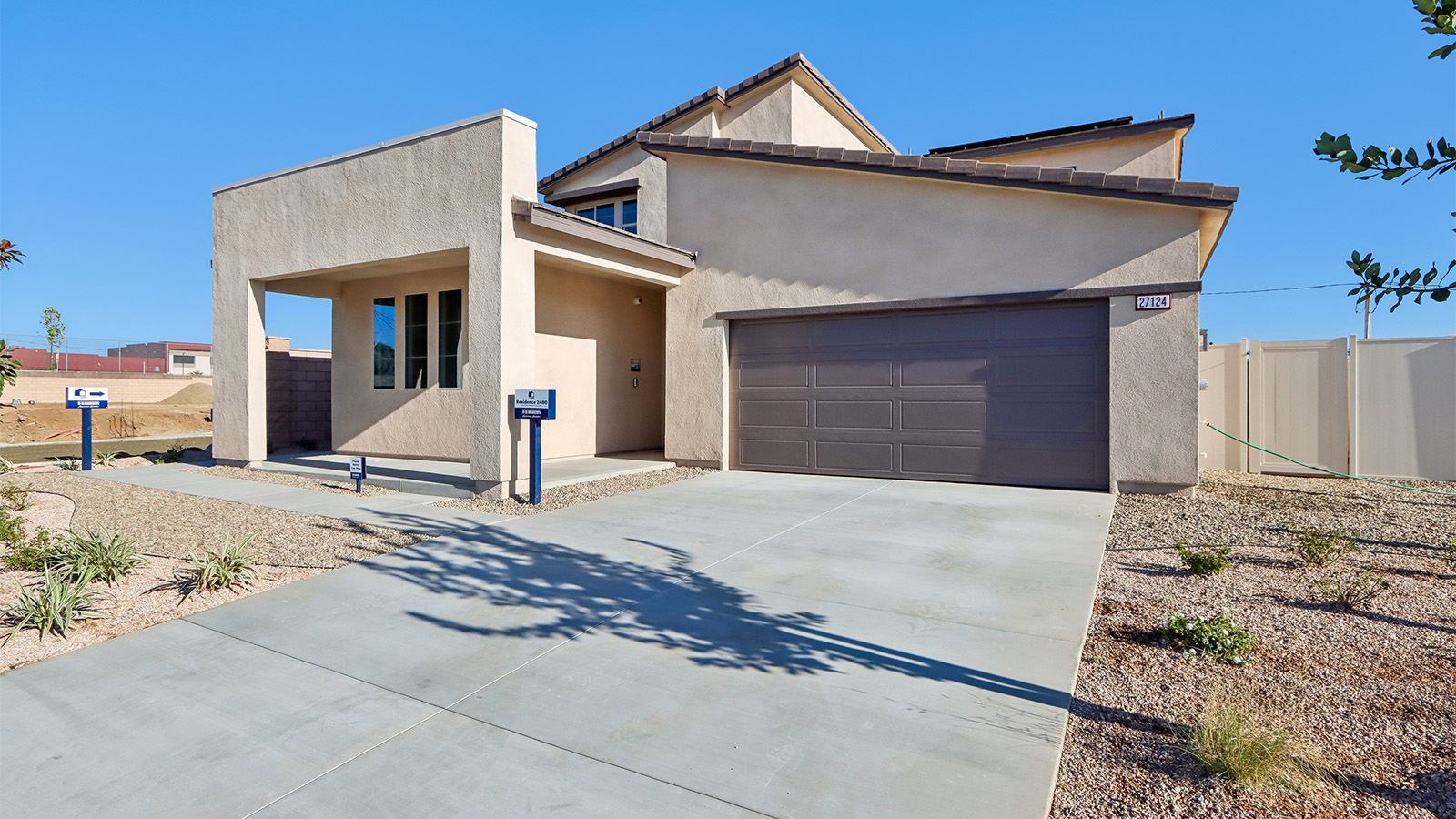 Exterior of 2-story home