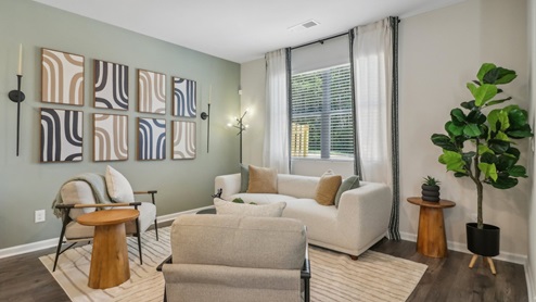 Open Concept Floor plan with great lighting