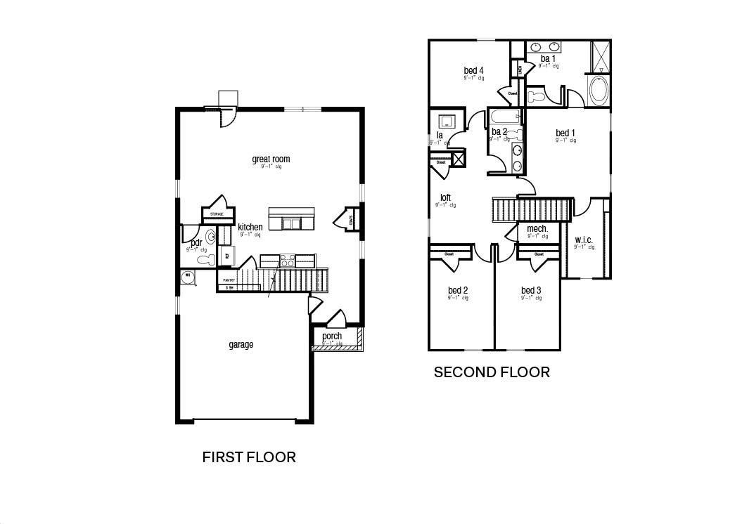 Elston Floor Plan