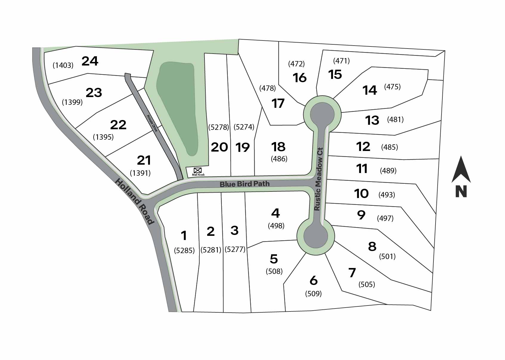Static Lot Map