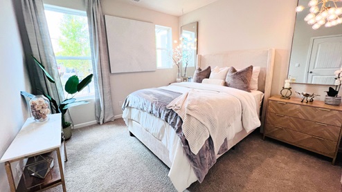 Bedroom 2 on the level with full bath