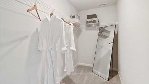 Primary Walk in closet on the third floor