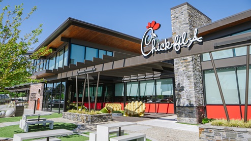 Chickfila located in Hapeville, GA just minutes from Townes at Asbury