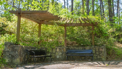 Dog park in Hapeville Georgia near the Townes at Asbury