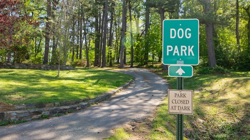 Dog park in Hapeville Georgia near the Townes at Asbury
