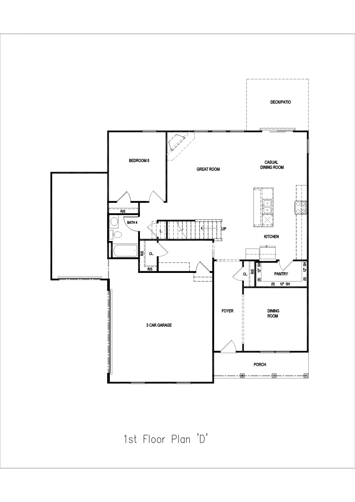 Summit D 1st Floorplan