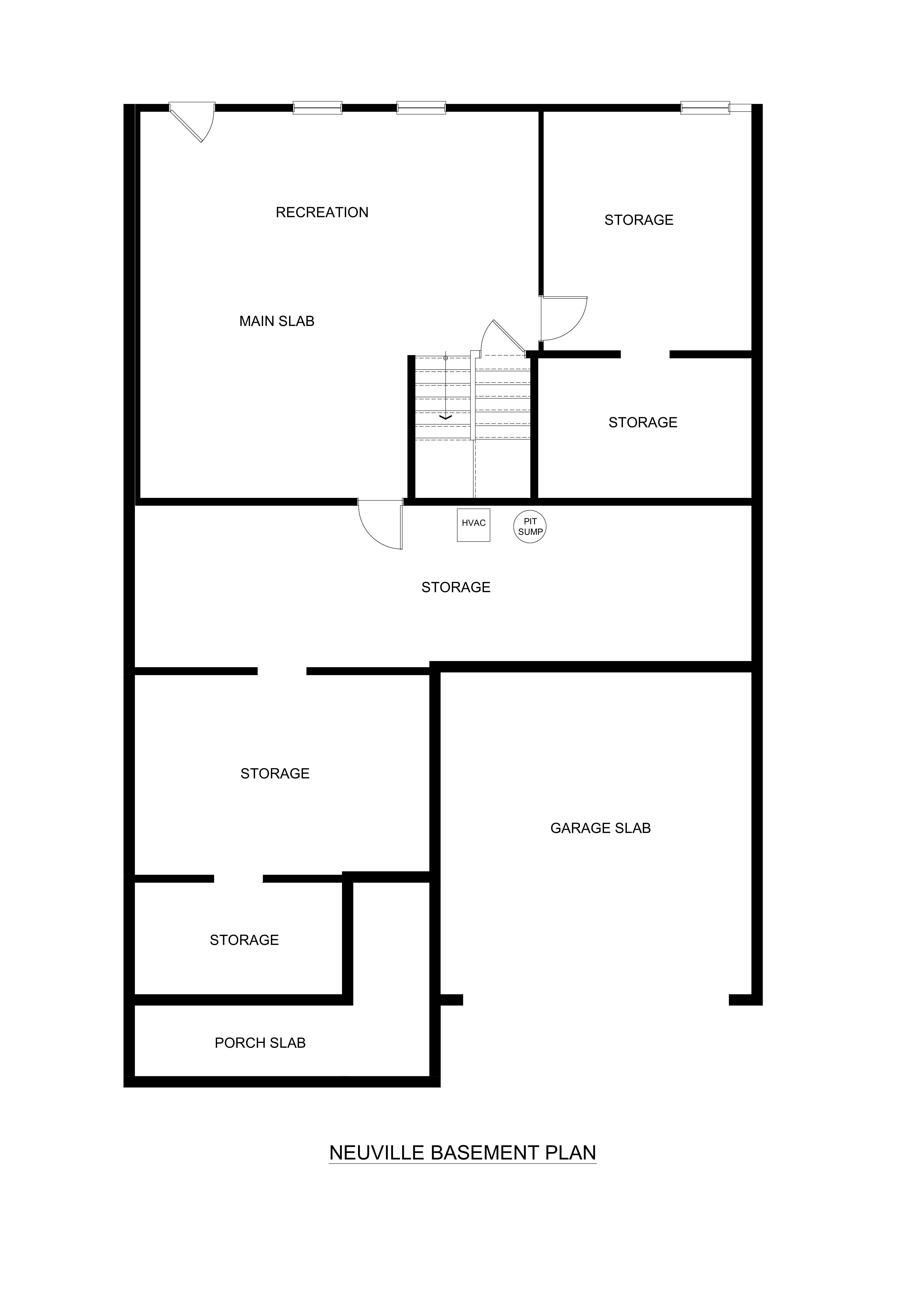 Basement Floor plan