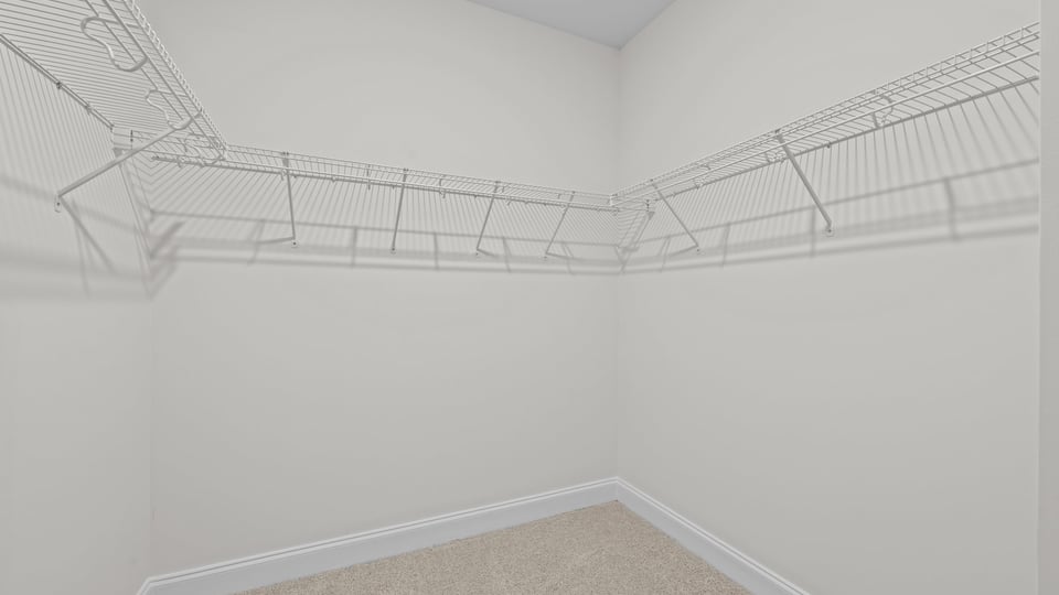 walk-in closet view