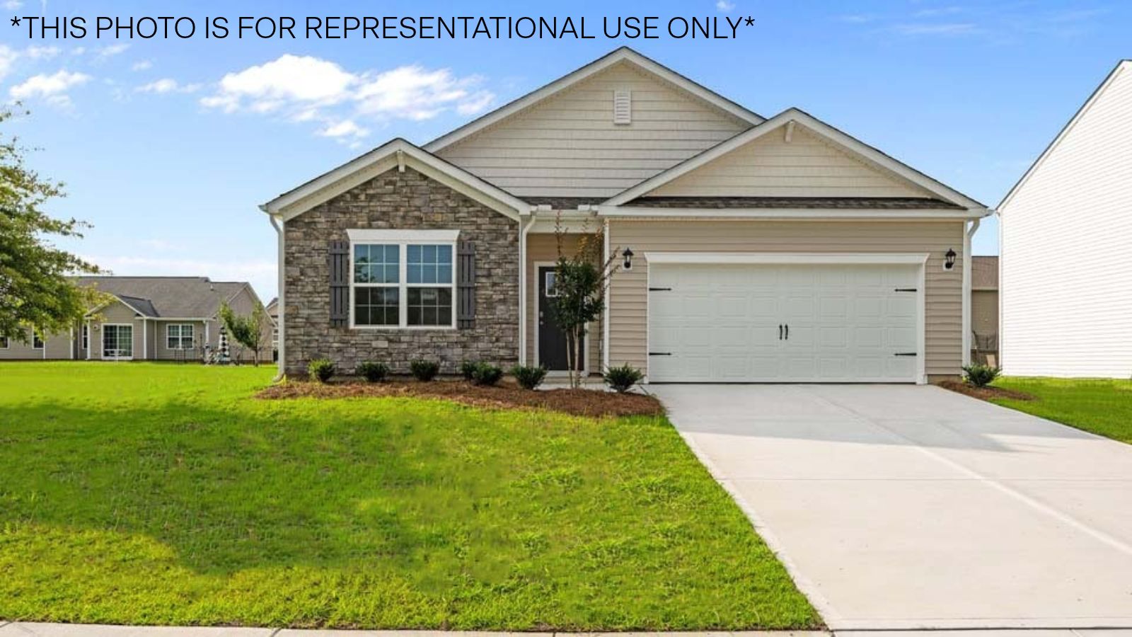 * Photos are not of actual home or interior features and are representative of floor plan only. *
