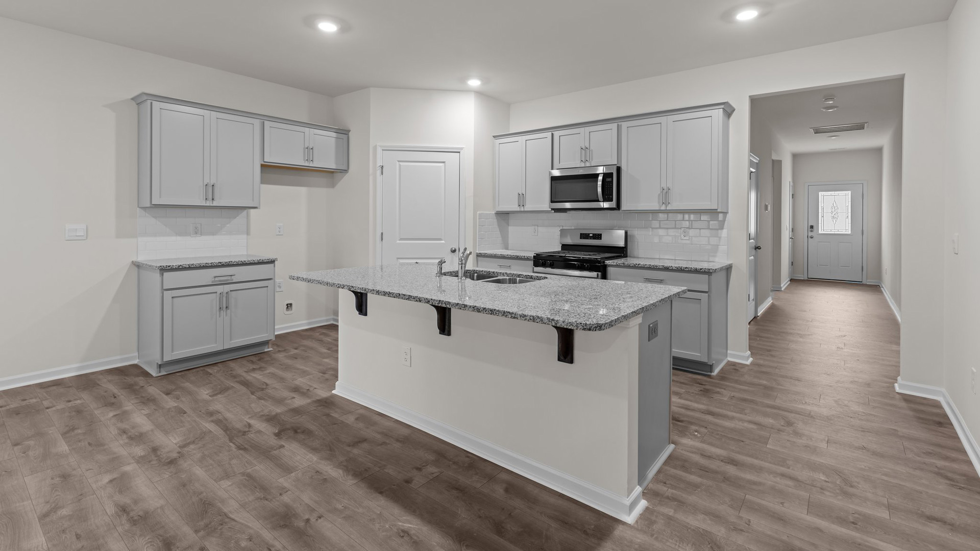 kitchen with granite counters