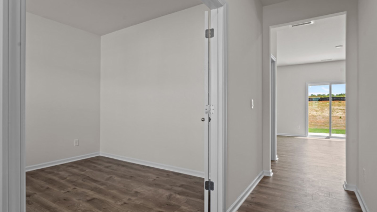 flex space and hallway