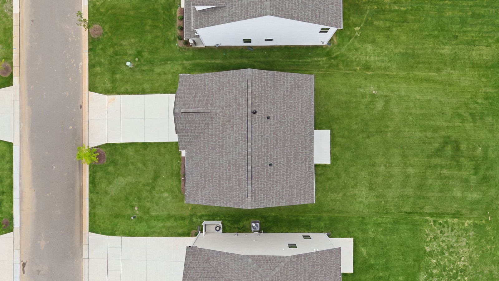 aerial photo of home and yard