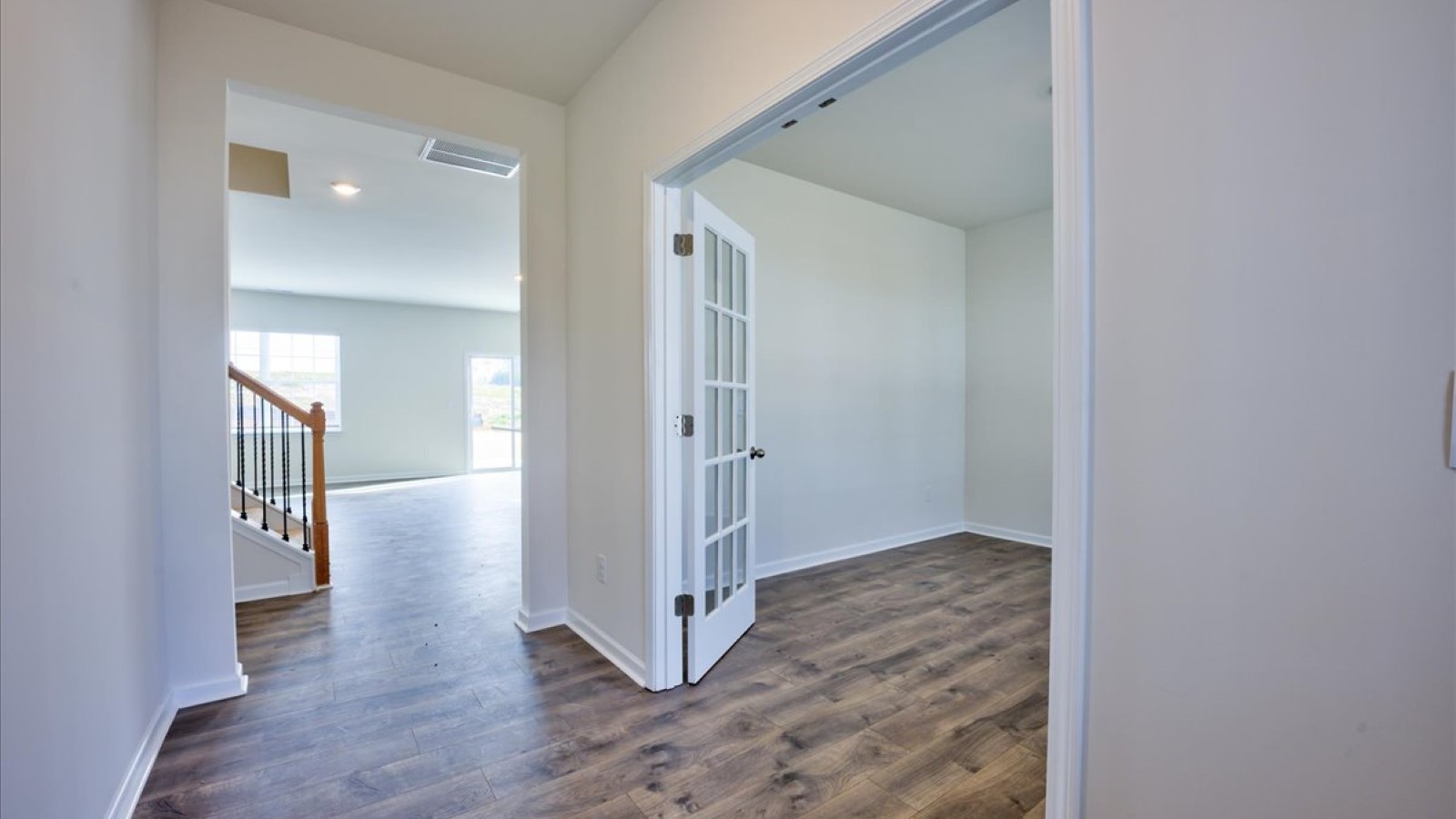 Entryway with revwood flooring