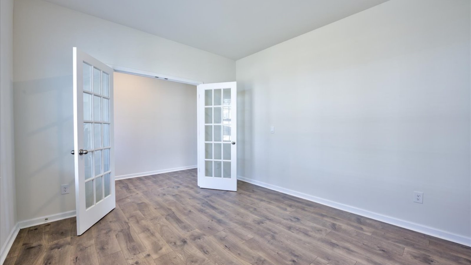 Study with french doors