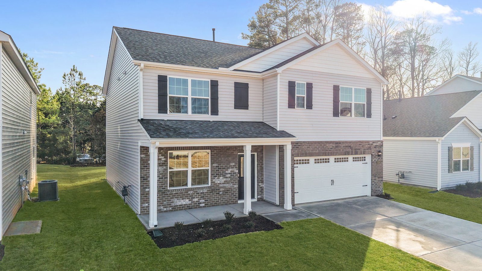 front exterior of two story home