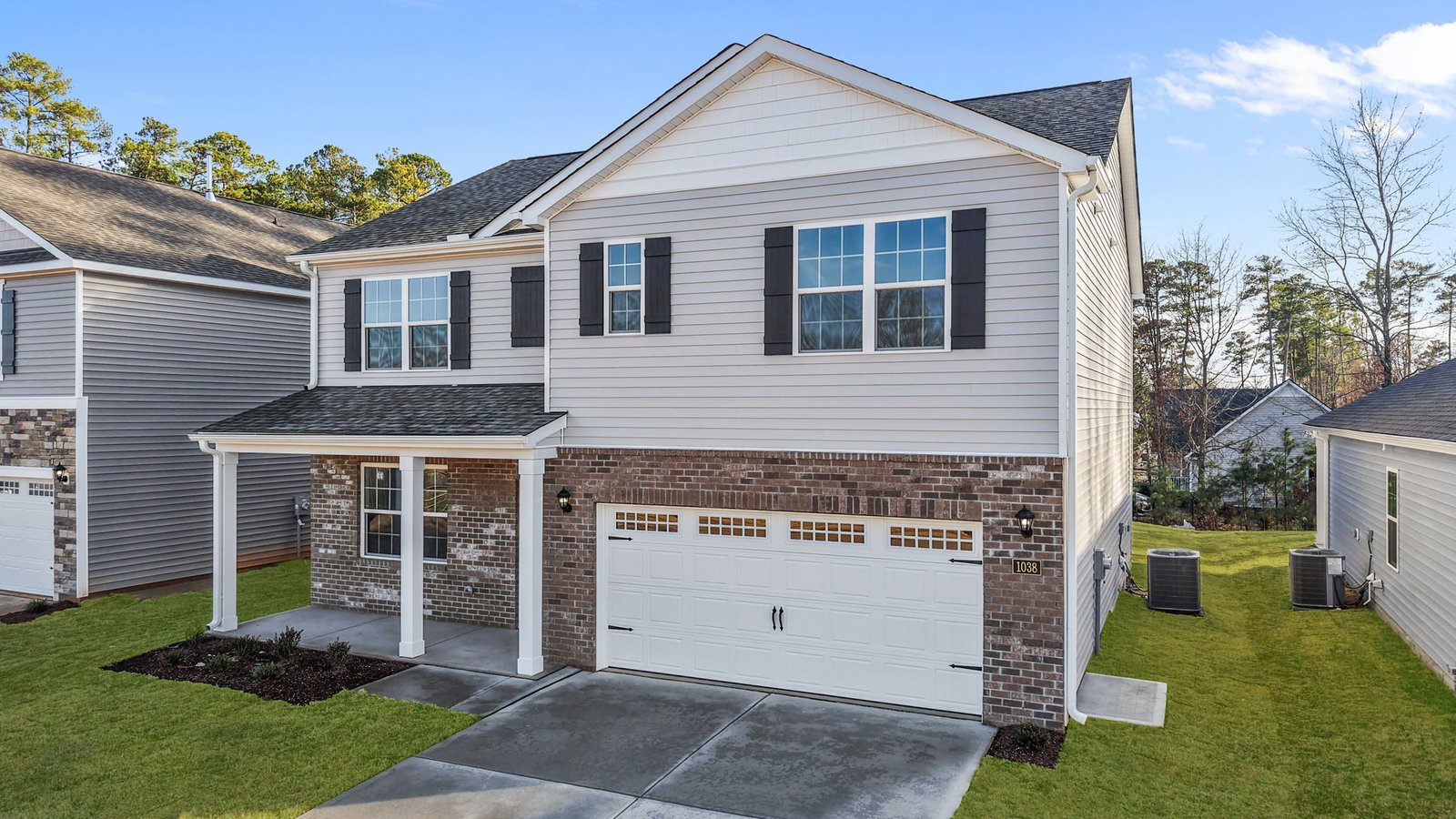Front exterior of two story home