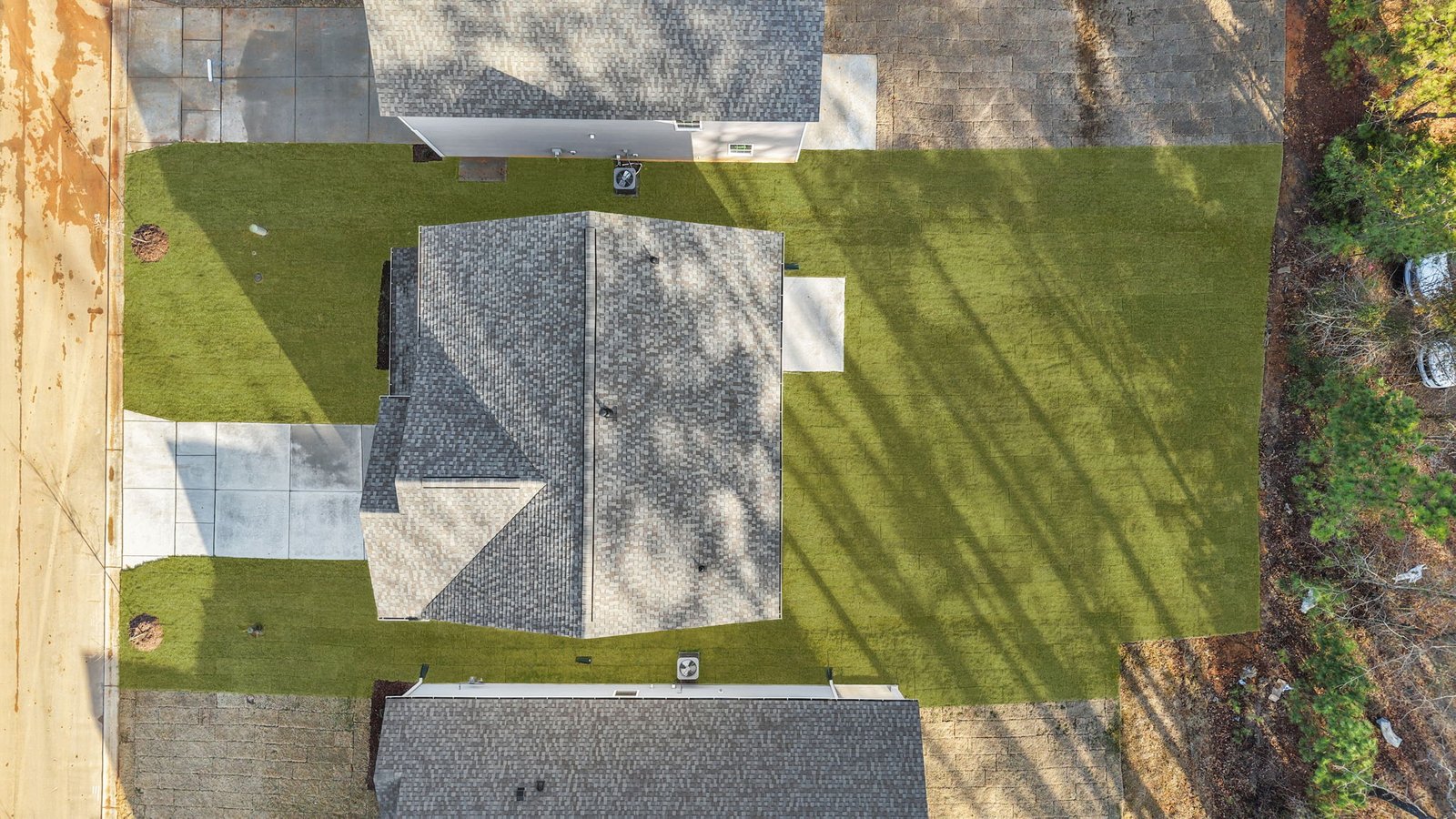 aerial view of roof