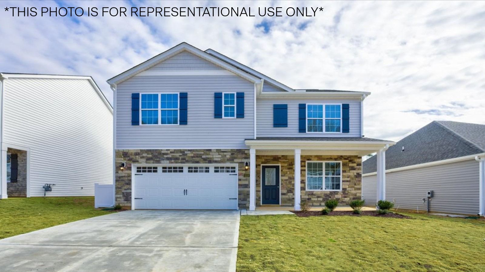 * Photos are not of actual home or interior features and are representative of floor plan only. *