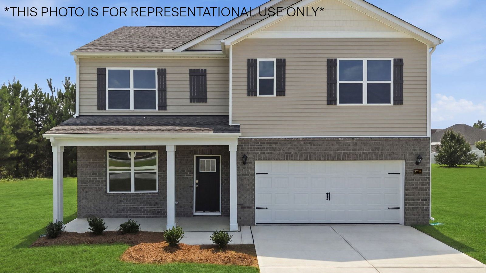 * Photos are not of actual home or interior features and are representative of floor plan only. *