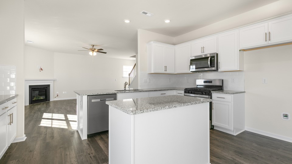 kitchen area with stainless steel appliances