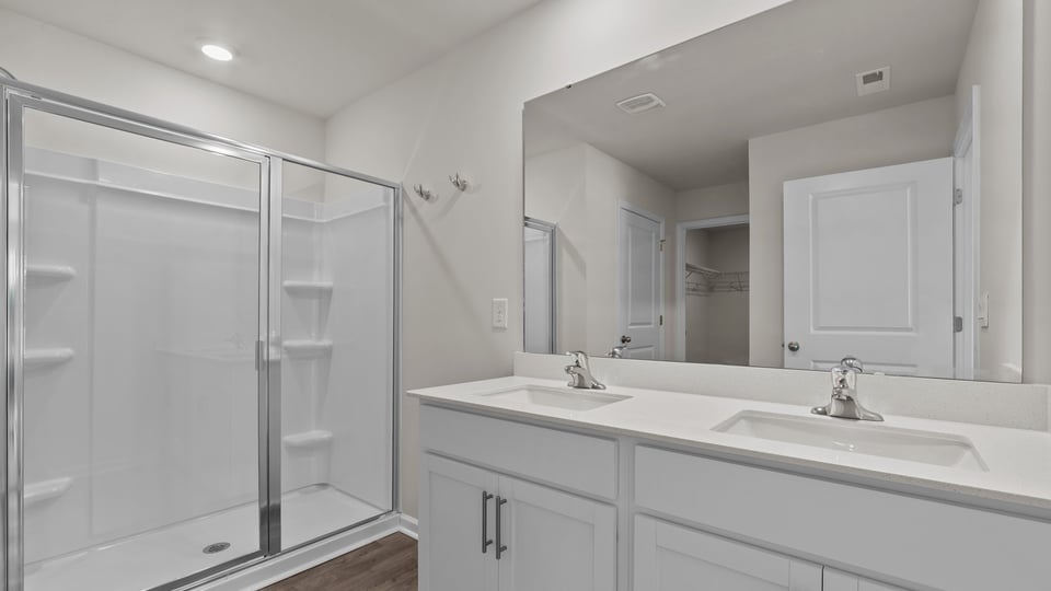 primary bathroom view