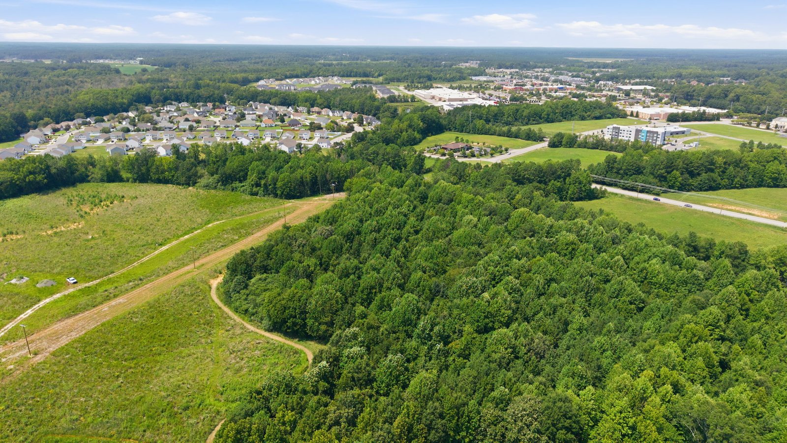 aerial view of community with view of streets