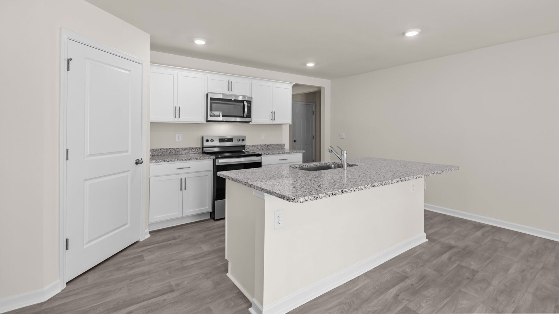 kitchen with granite counters