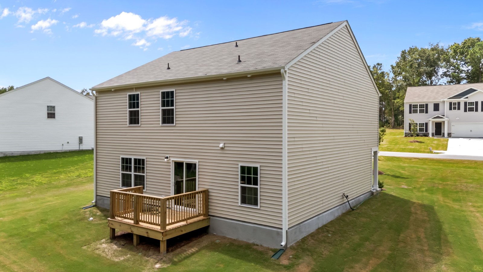 back exterior with porch