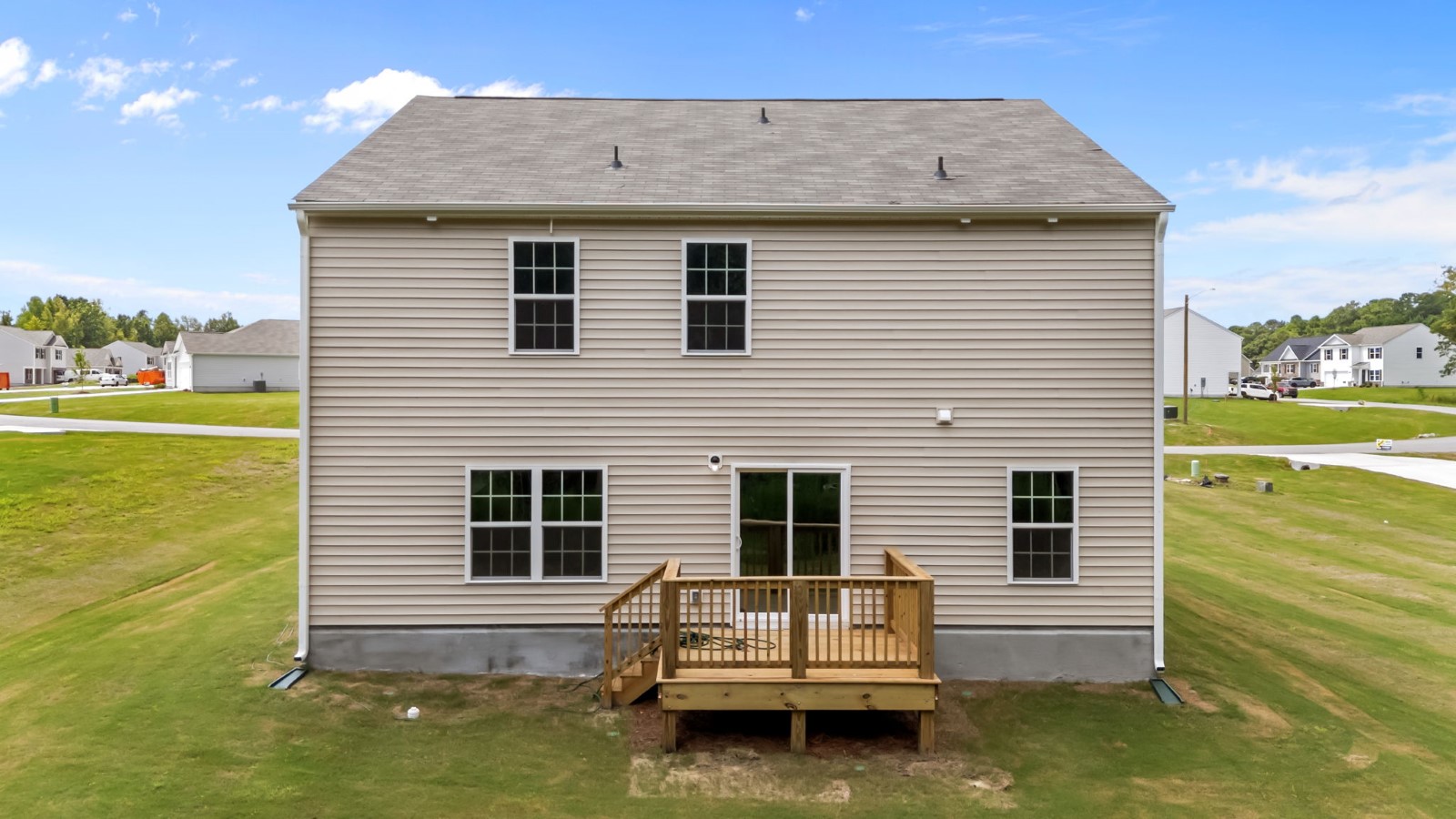 straight view of back exterior