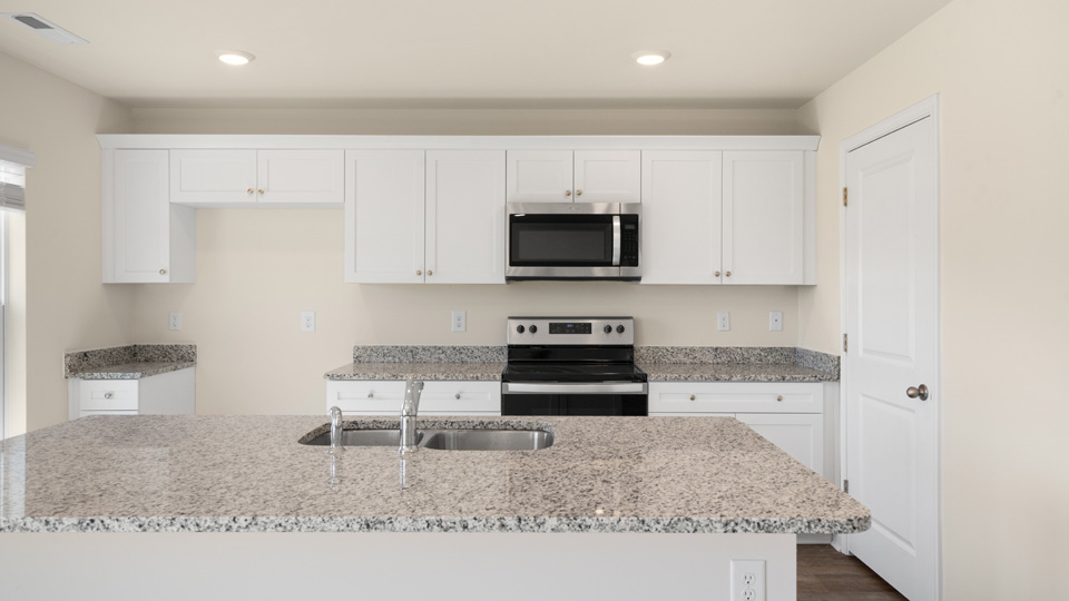 kitchen with granite counters