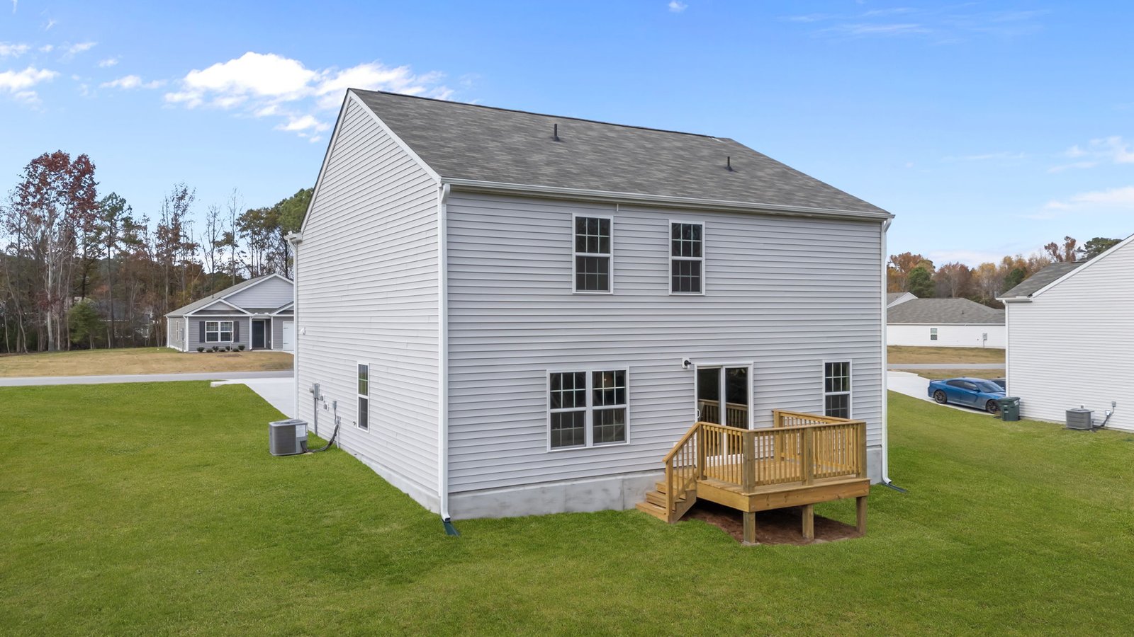 back of house with porch