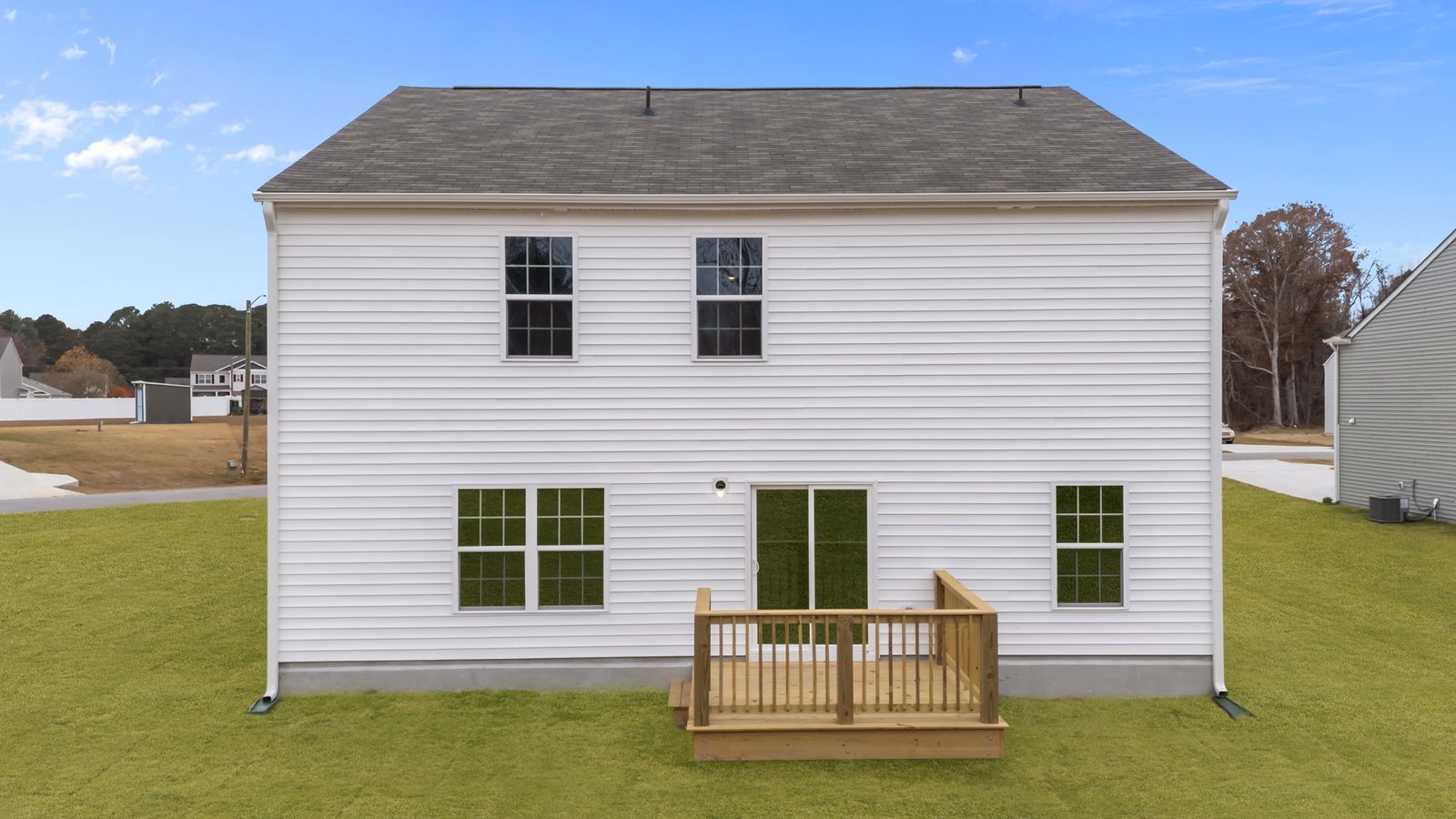 rear exterior with back porch