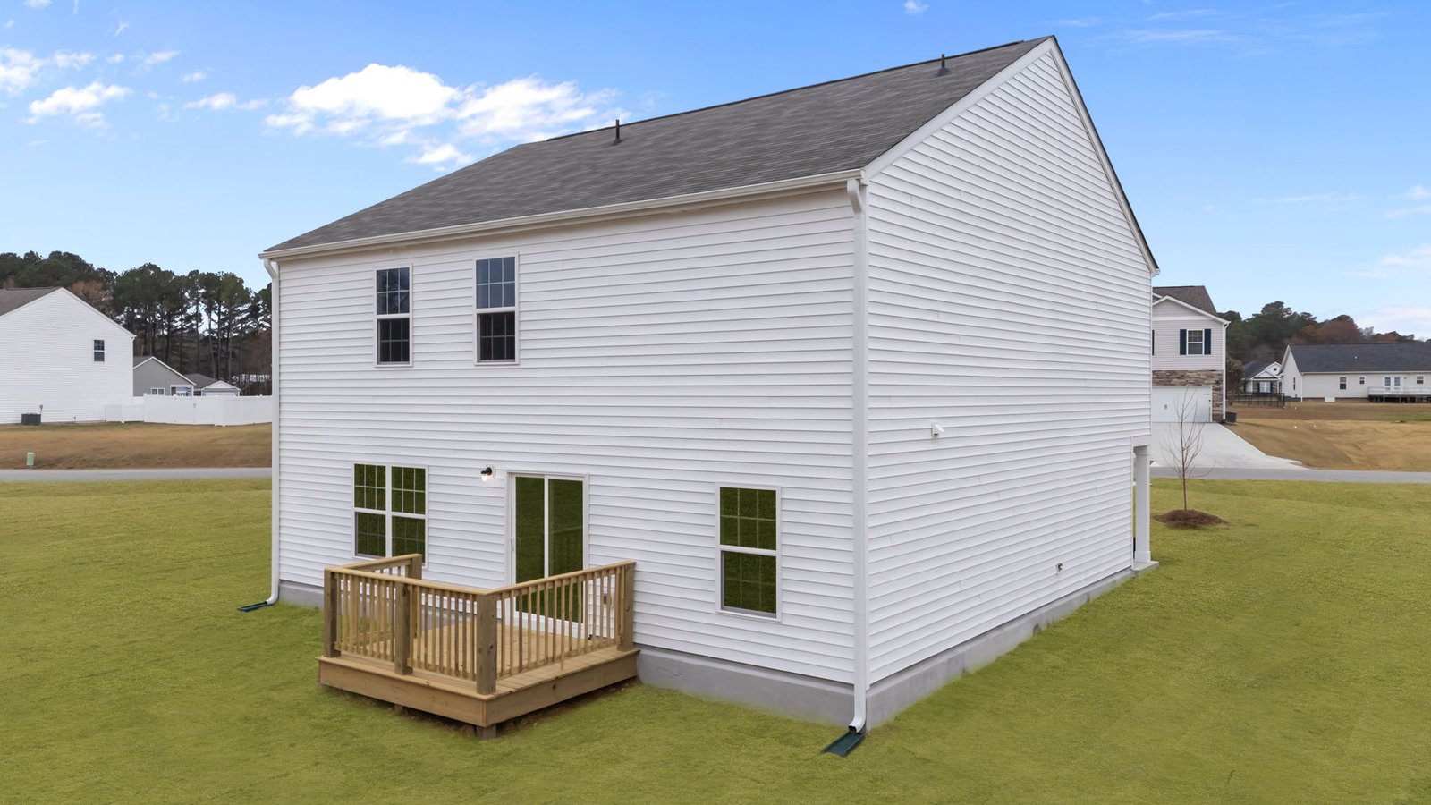 rear exterior with back porch