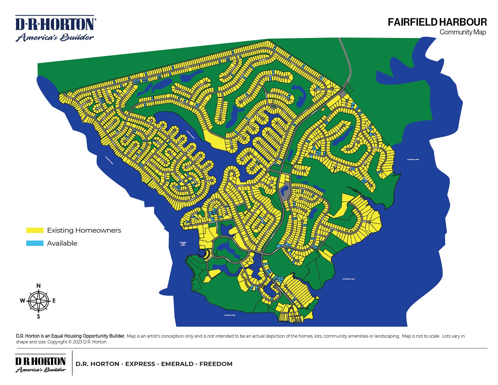 New Homes in Fairfield Harbour New Bern, NC D.R. Horton