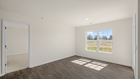 large room with window for natural light