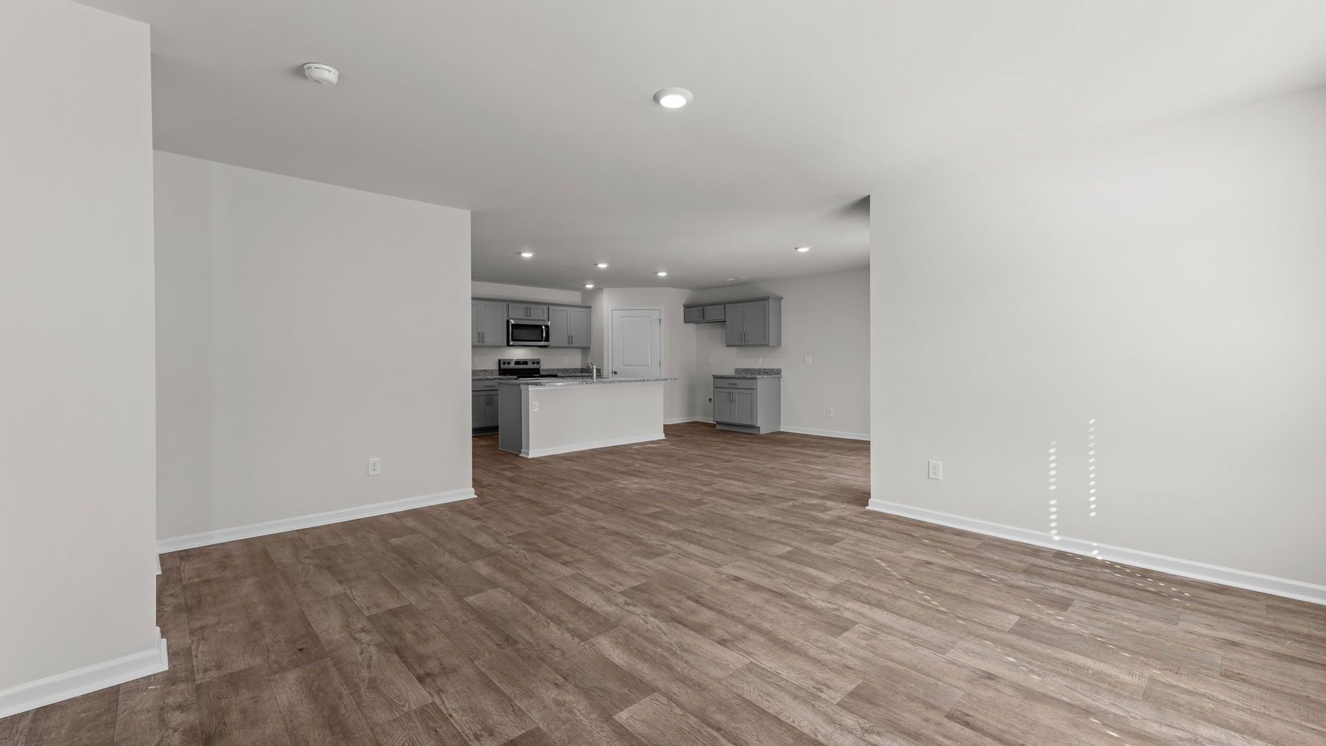 Open-concept living area