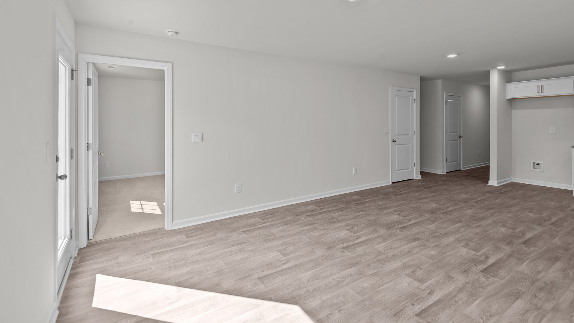 open concept living arear