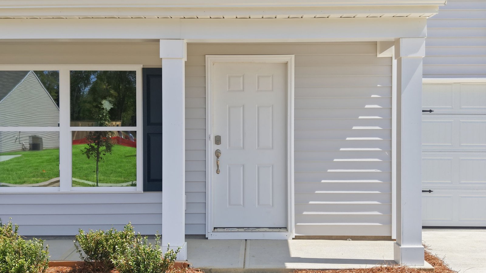 exterior of two story home