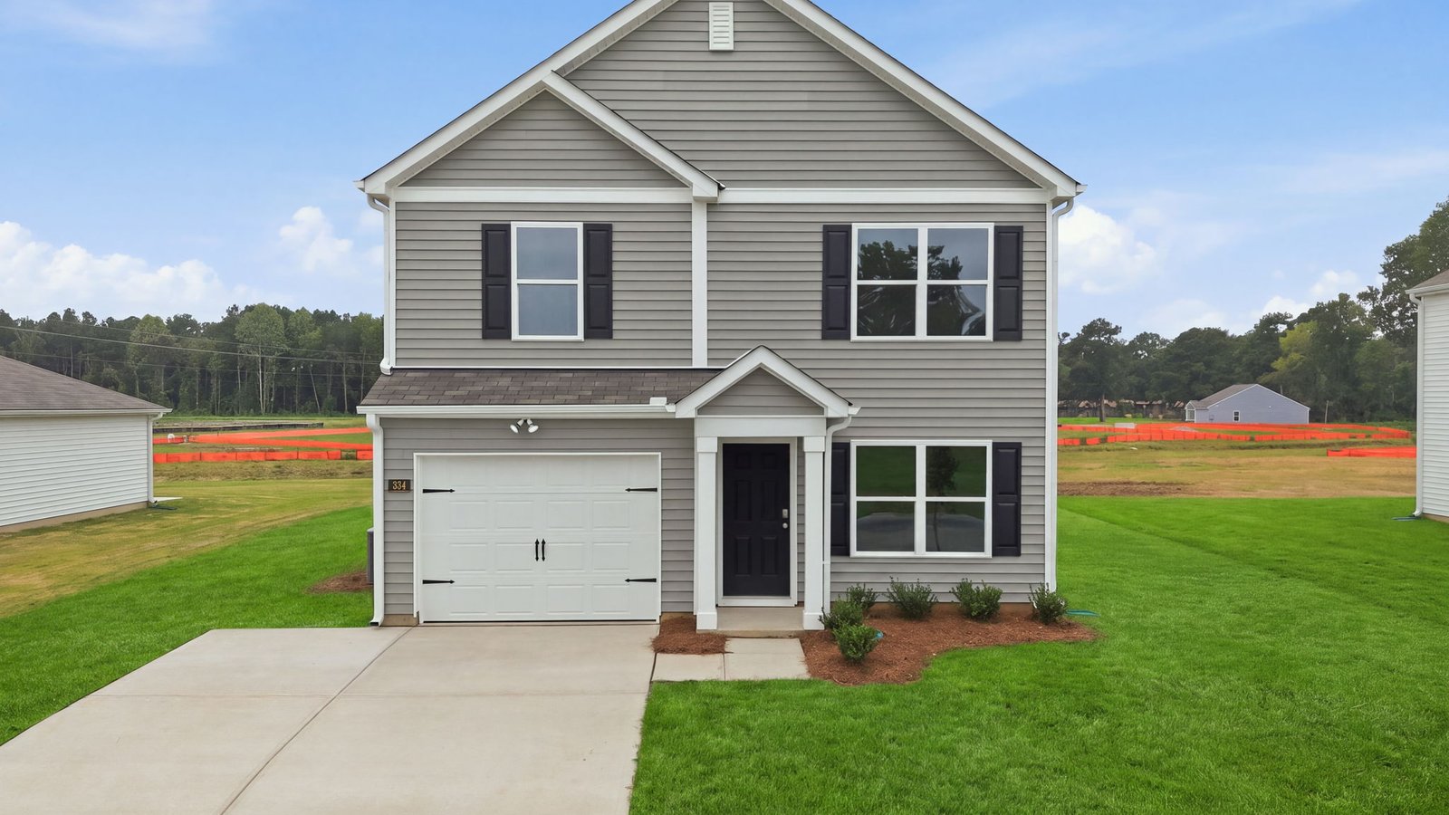 exterior of the front of the home