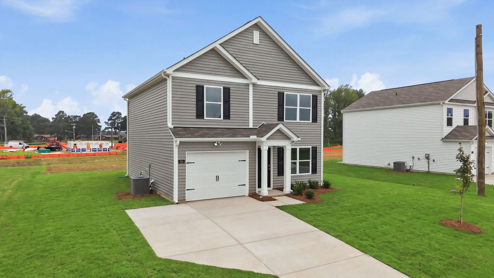exterior of two story home with driveway