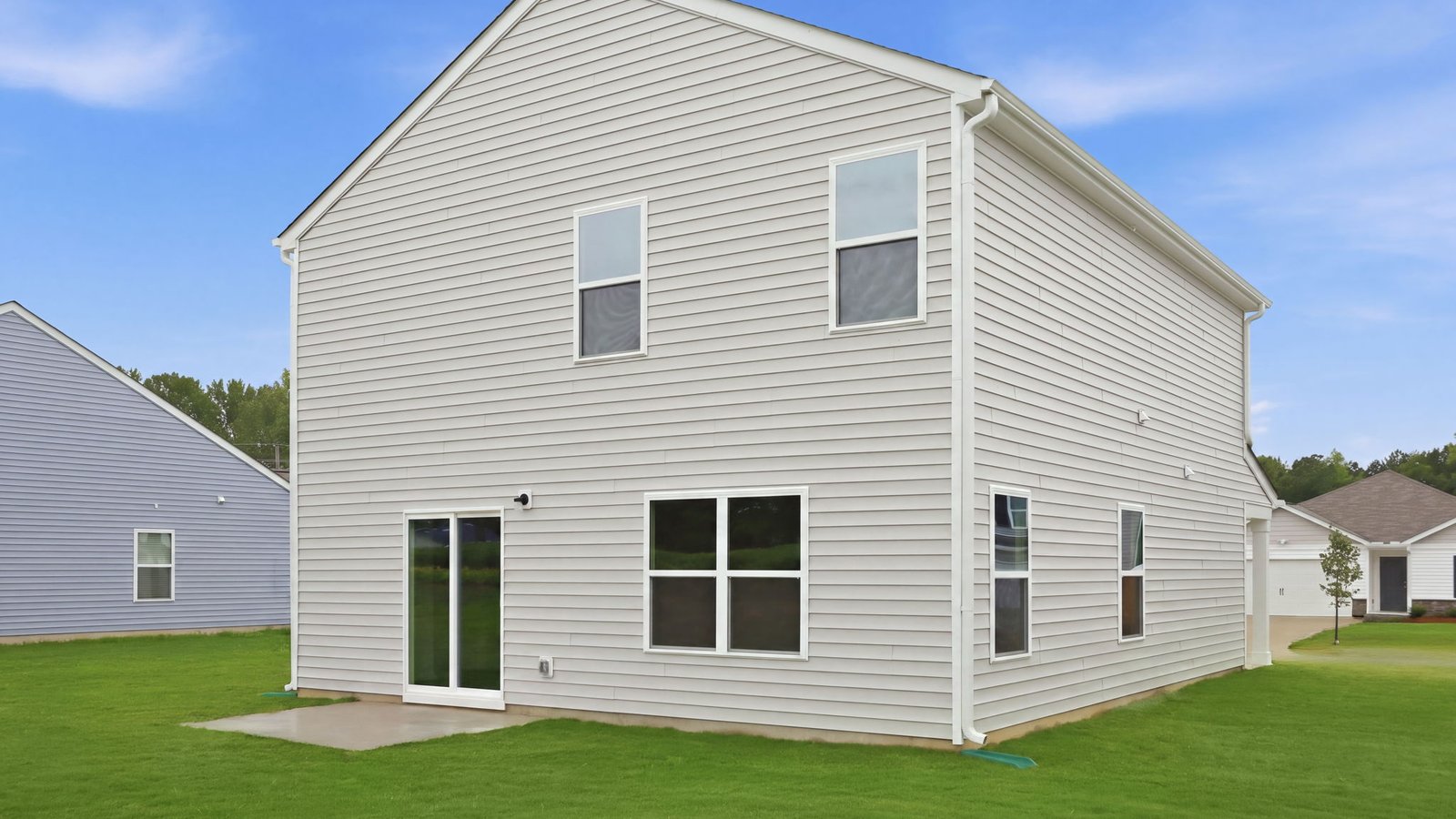 rear view of home