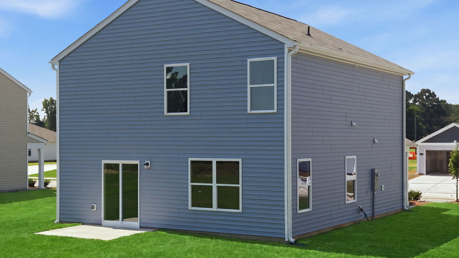 rear view of home
