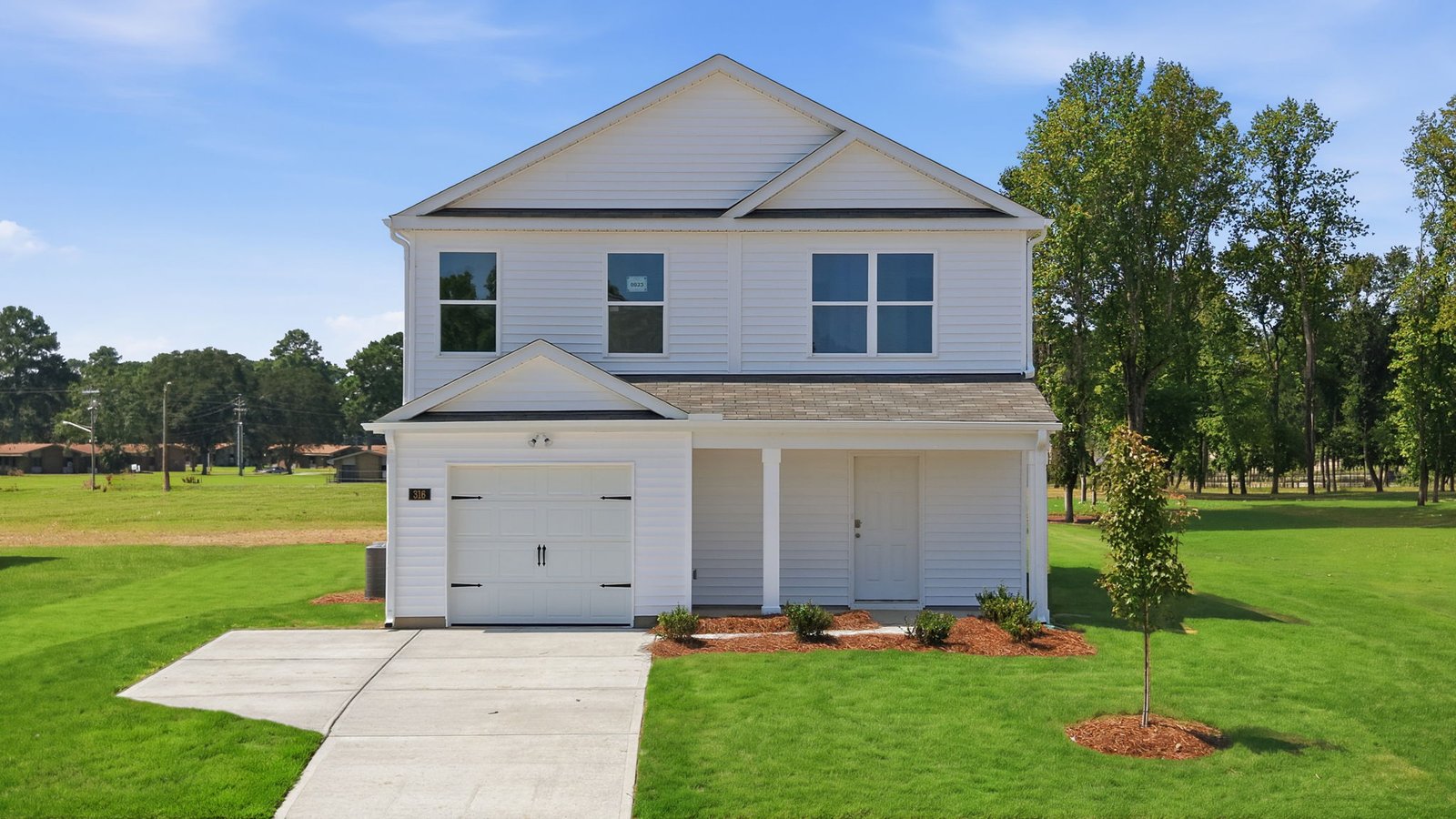 exterior of the front of the home