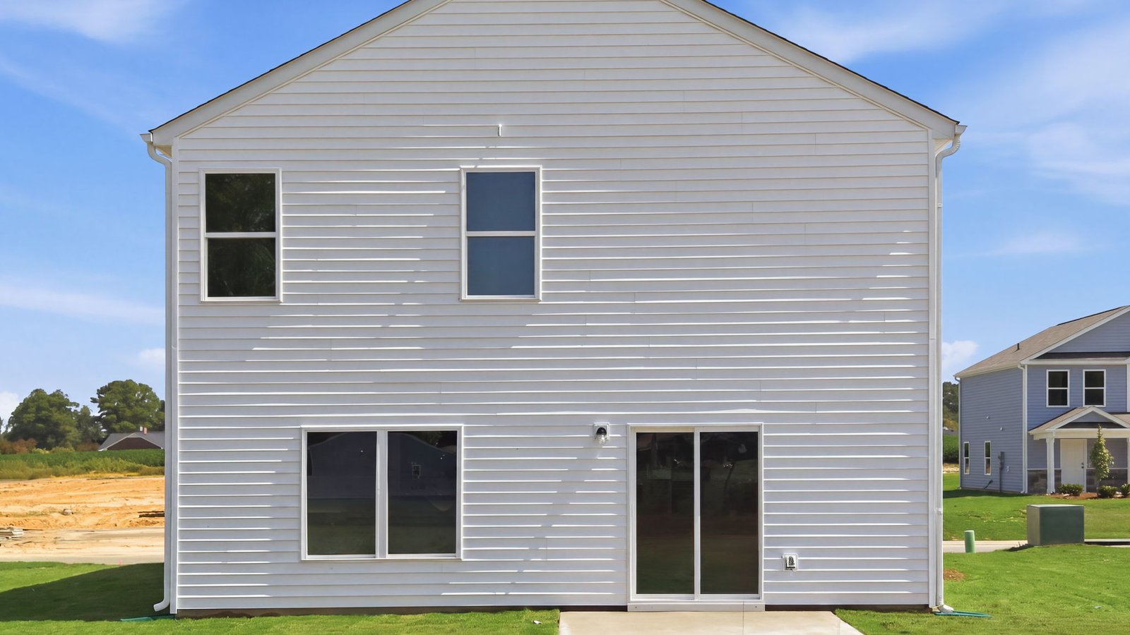 rear view of home