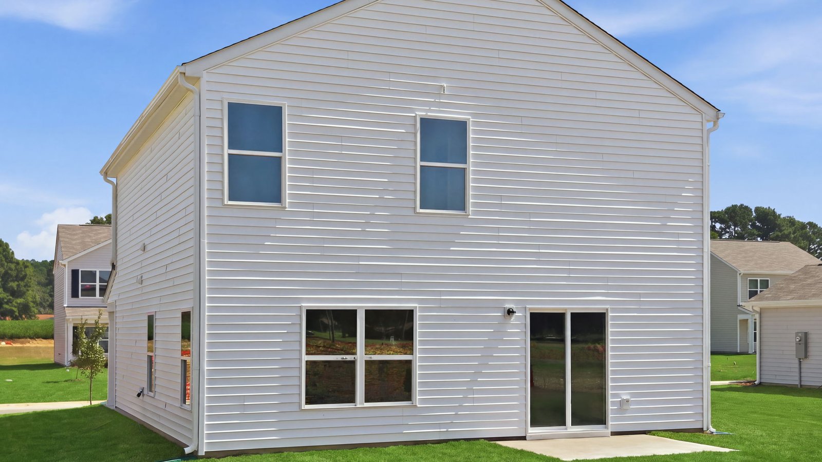 rear view of home